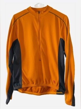 Novara Medium Orange Cycling Long Sleeve Shirt Jersey